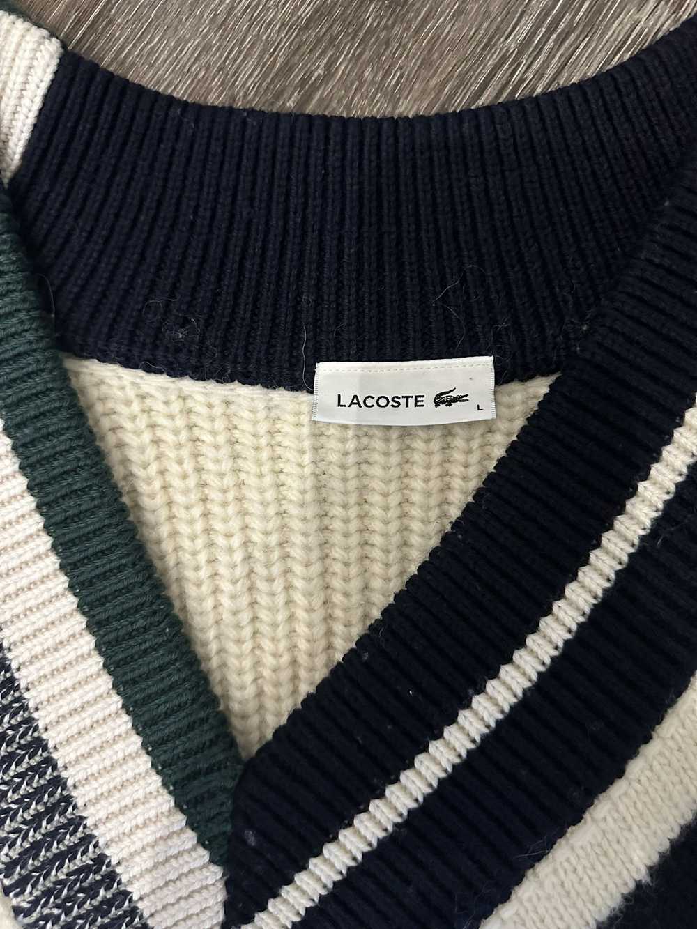 Lacoste Lacoste Runway FW19 - Asymmetrical Knit V… - image 3