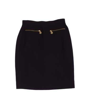 Chanel CHANEL VINTAGE BLACK MINI SKIRTS