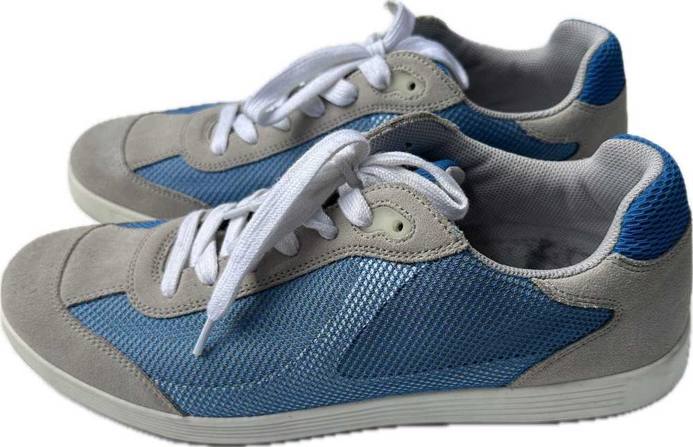 Prada Suede Prada Low Tops with Blue Mesh - image 4