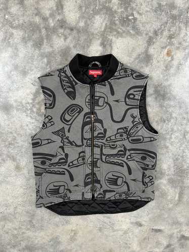 Supreme Supreme Haida / Aztec All Over Work Vest B