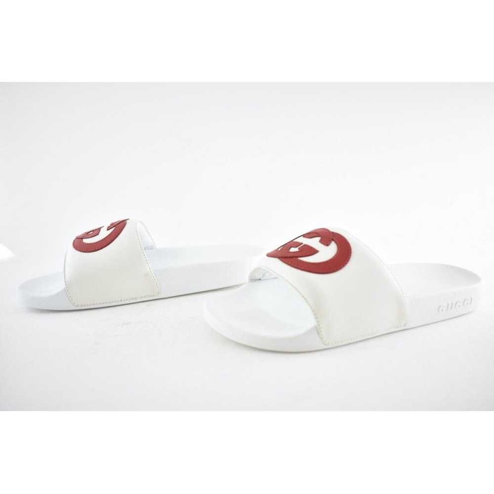 Gucci Leather flip flops - image 10