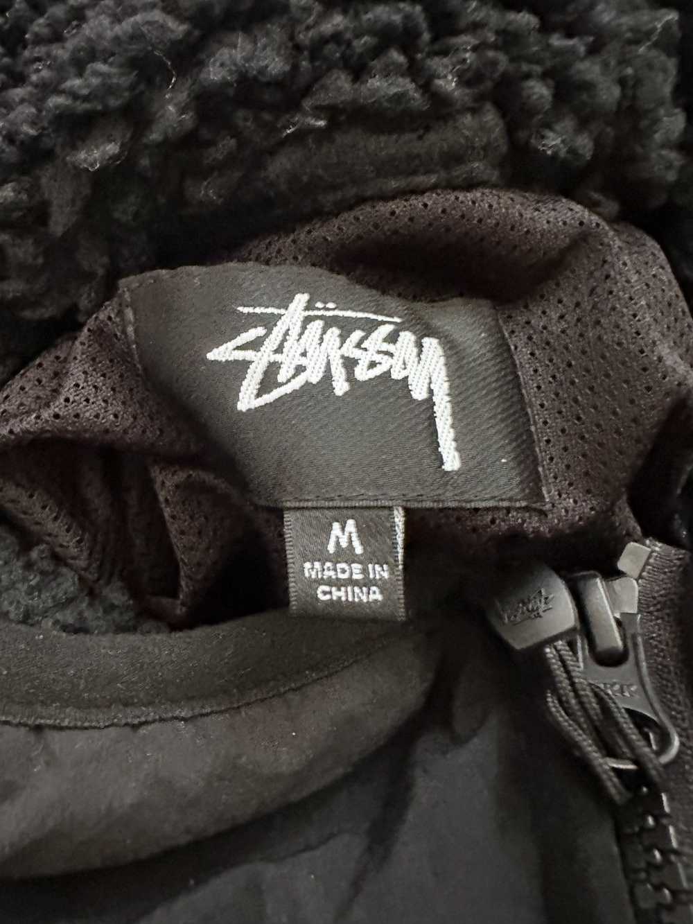 Stussy Stussy fleece hoodie jacket - image 2