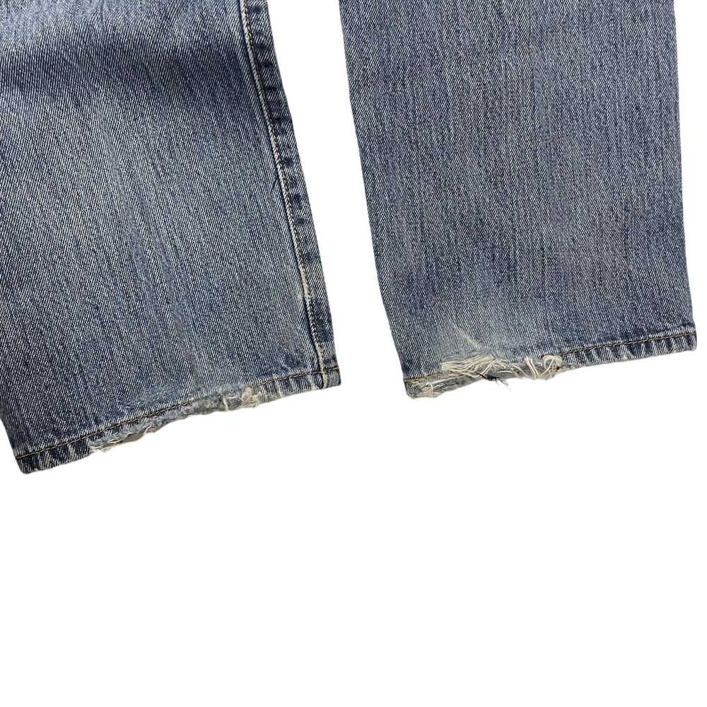 Levi's Y2K Levis 501 XX DISTRESSED Blue Jeans FRA… - image 10