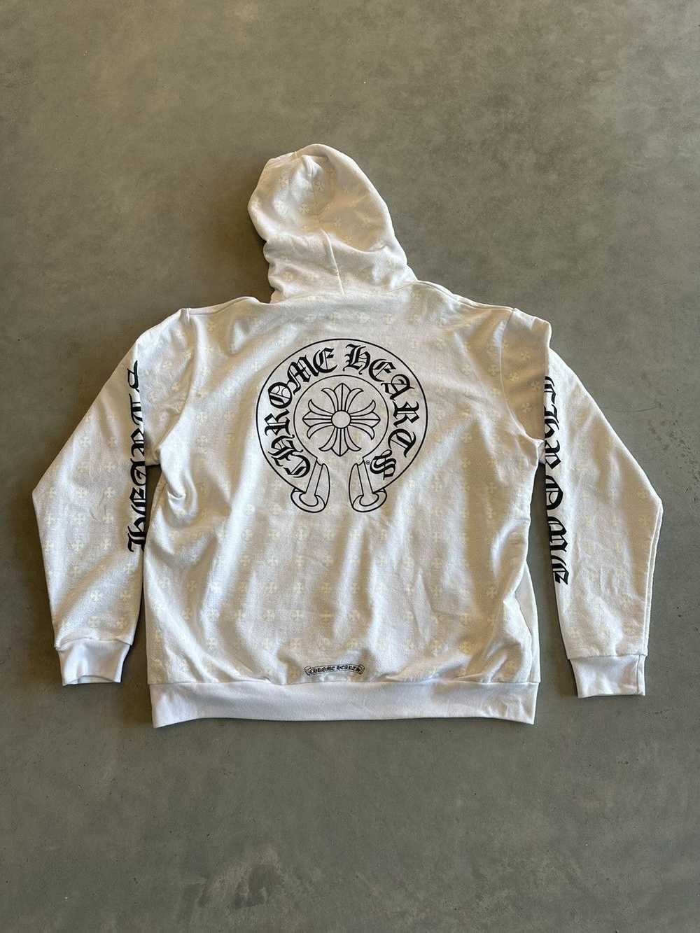 Chrome Hearts Chrome Hearts Monogram Hoodie White - image 2