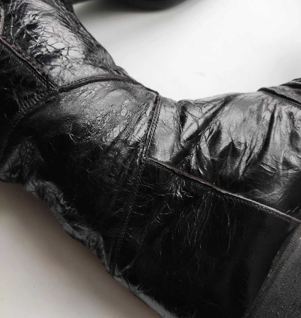 Gianni Barbato Deconstructed coated leather boots… - image 5