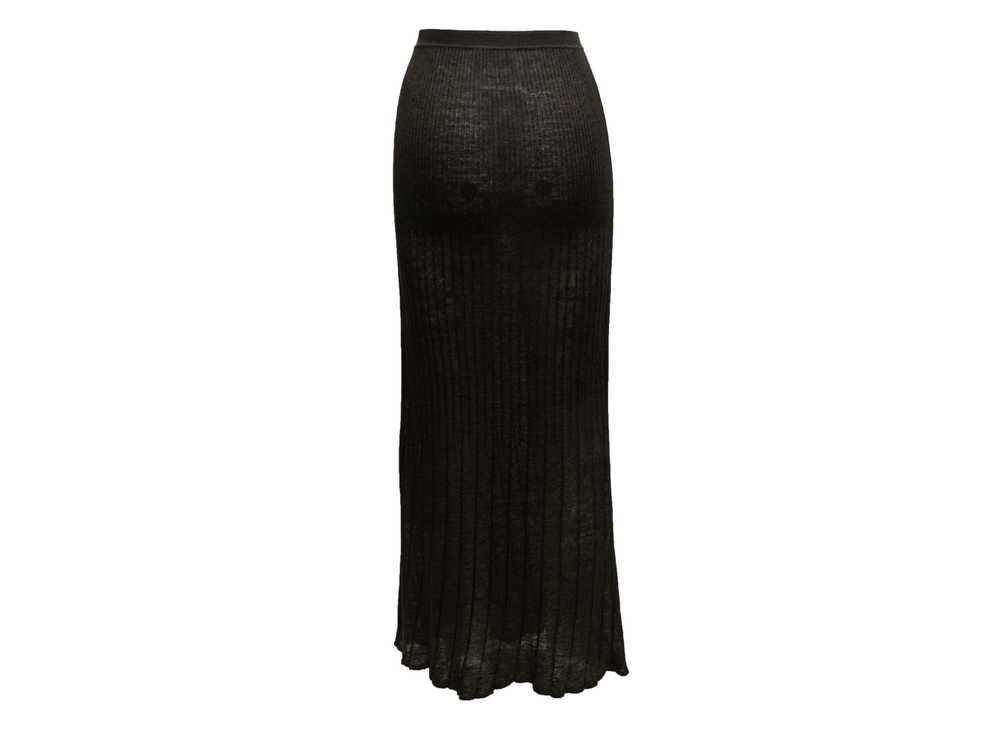 Vintage Brown Chanel Spring/Summer 1999 Knit Maxi… - image 3