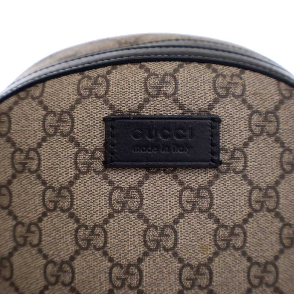 Brown Gucci Small GG Supreme Eden Day Backpack - image 6