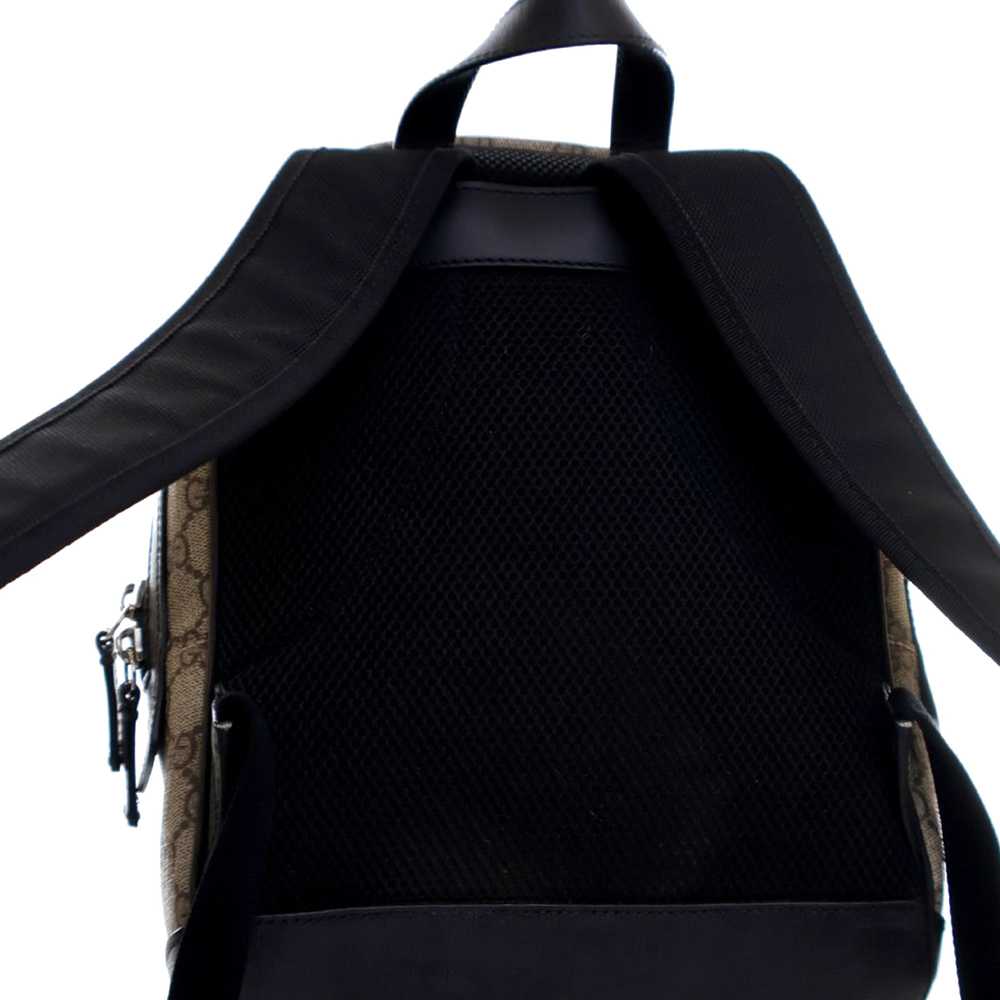 Brown Gucci Small GG Supreme Eden Day Backpack - image 7