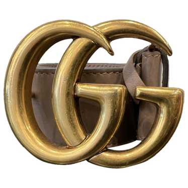 Gucci Gg Buckle leather belt - image 1