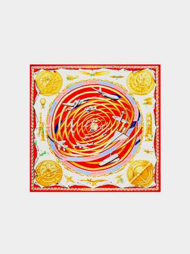 Hermes 1984 Rêves D'espace Cotton Scarf