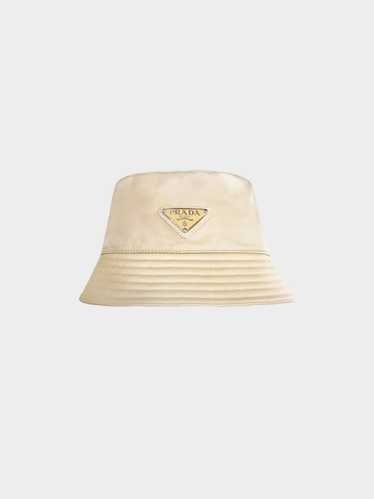 Prada 2021 Desert Beige Re-Nylon Bucket Hat