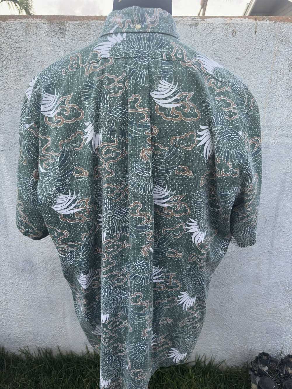 Reyn Spooner Reyn Spooner Hawaiian Print Green 3/… - image 2