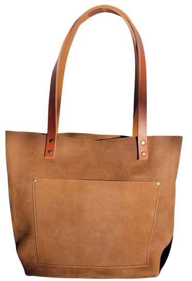 Portland Leather Wheat medium classic tote tandles