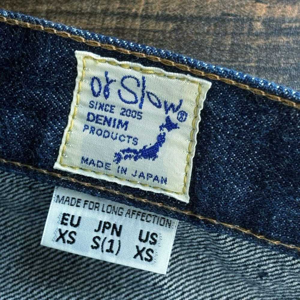 men's OrSlow Dark Blue Orslow Oaslow 107 IVY FIT … - image 7