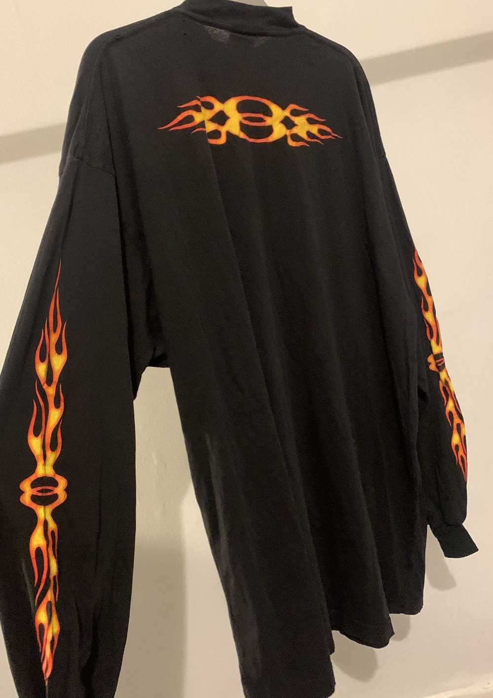 Balenciaga Burning Unity Long Sleeve T-Shirt Size… - image 3