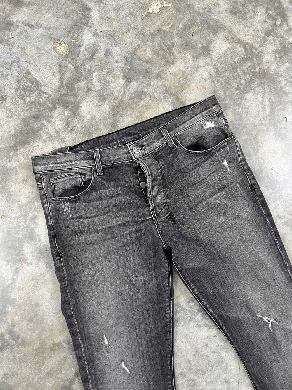 Ksubi Ksubi Chitch Black Slim Distressed Denim Je… - image 2