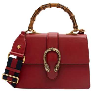 Gucci Bamboo leather satchel - image 1