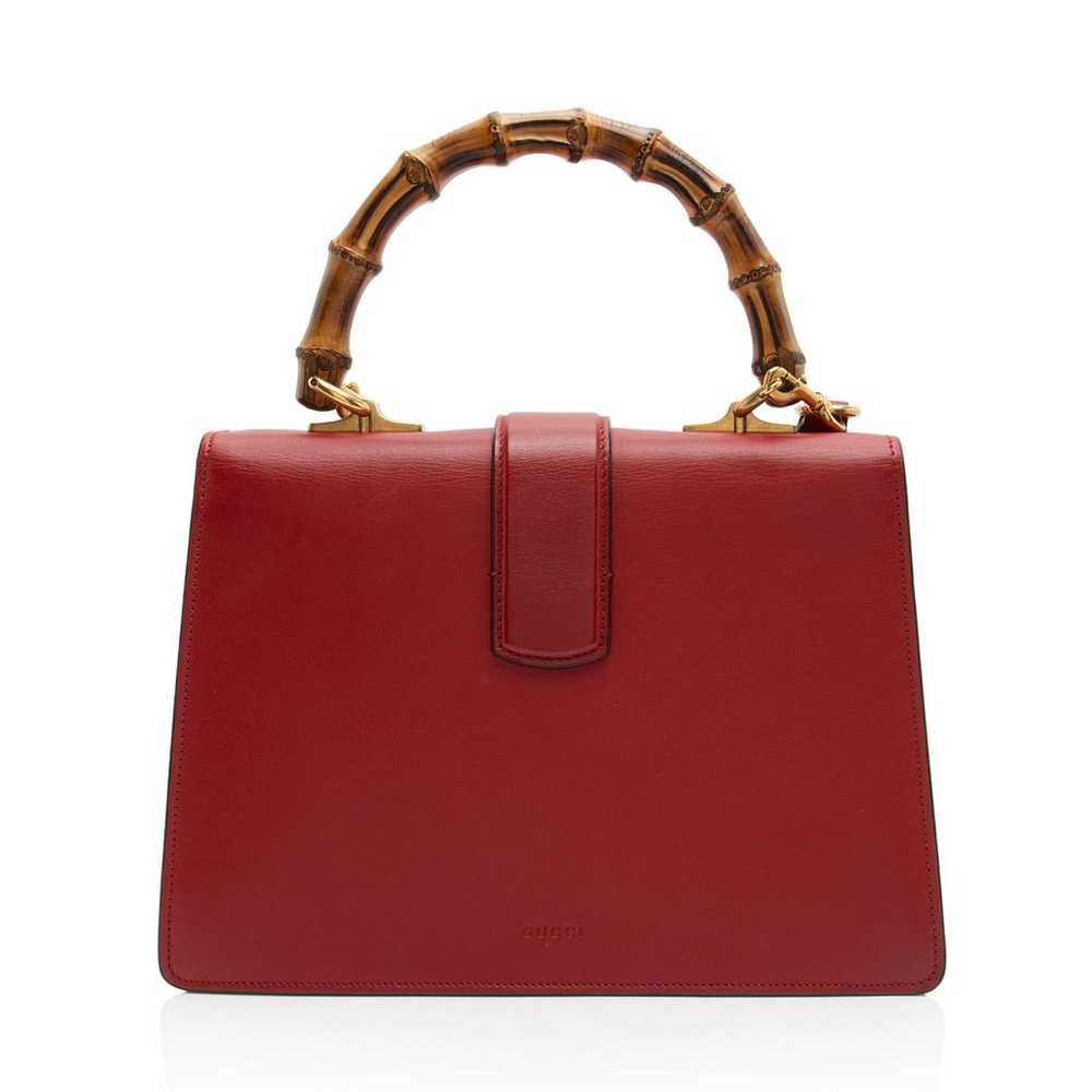 Gucci Bamboo leather satchel - image 3