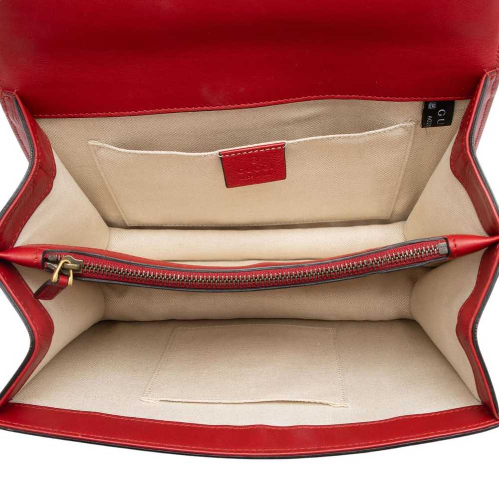 Gucci Bamboo leather satchel - image 7