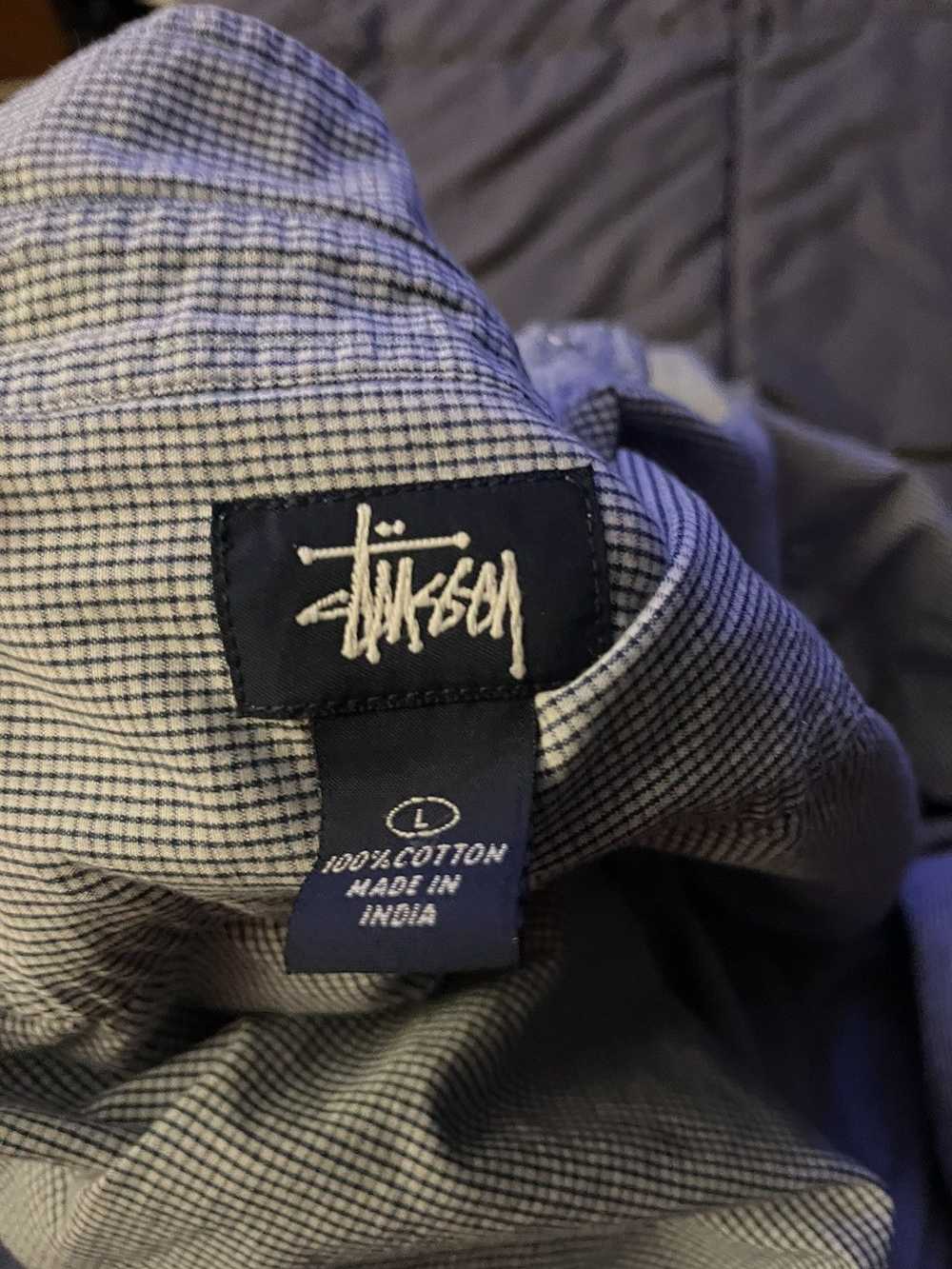 Stussy vintage button-clasp short-sleeve Stussy f… - image 3