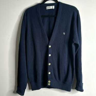 トップス 90's Christian Dior acrylic cardigan Vintage Christian Dior Cardigan Size XL Orlon Acrylic Knit