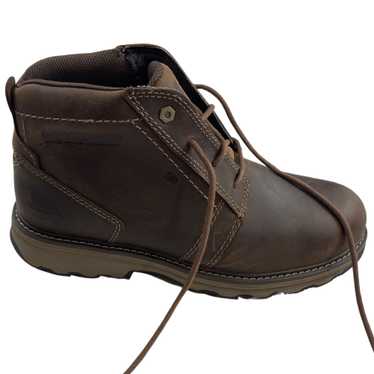 Caterpillar CAT Caterpillar Mens Brown Steel Toe W