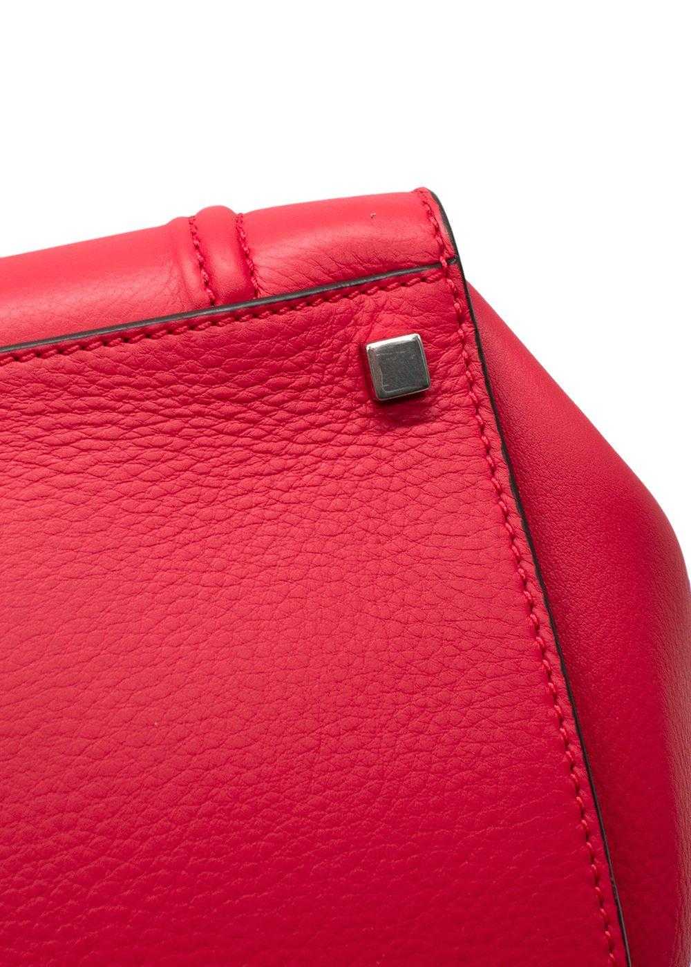 Managed by hewi Celine Red Calfskin Luggage Tote - image 6