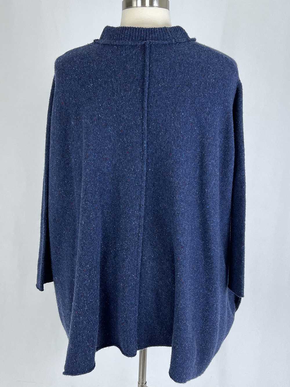 Banana Blue Size Open (M) Blue Speckled Oversized… - image 7