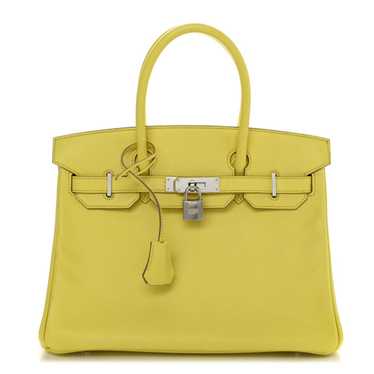 HERMES Epsom Birkin 30 Lime - image 1