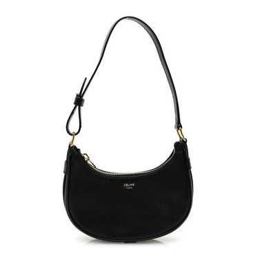 CELINE Smooth Calfskin Mini Ava Shoulder Bag Black - image 1