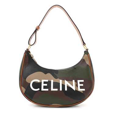 CELINE Canvas Calfskin Camouflage Ava Logo Triomp… - image 1