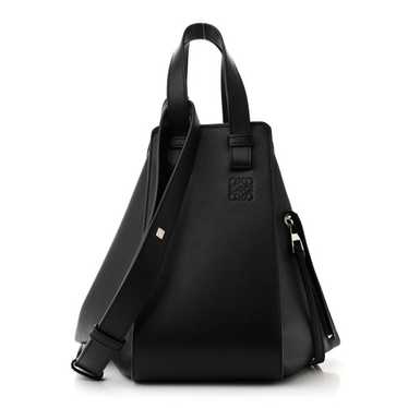 LOEWE Calfskin Small Hammock Shoulder Bag Black