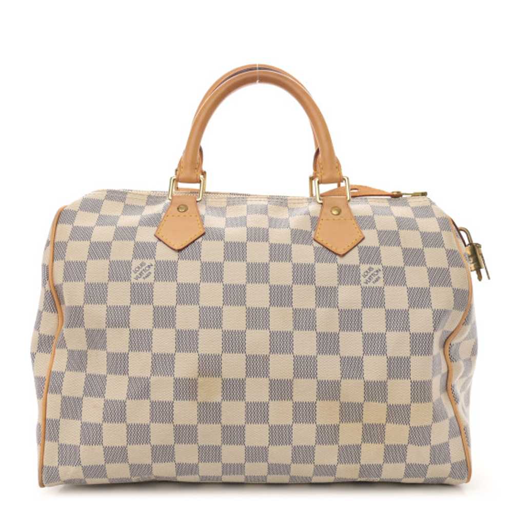 LOUIS VUITTON Damier Azur Speedy 30 - image 1