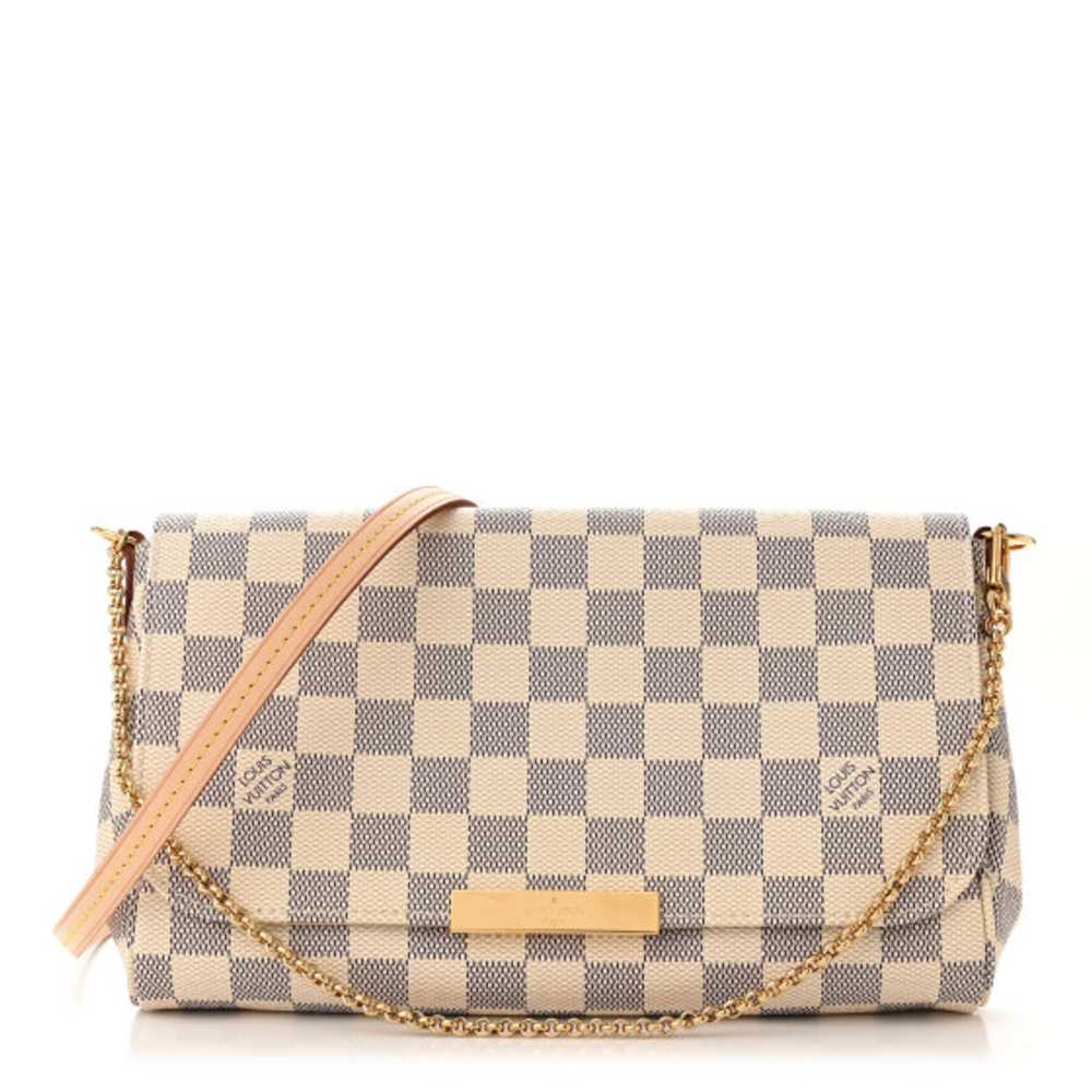 LOUIS VUITTON Damier Azur Favorite MM - image 1