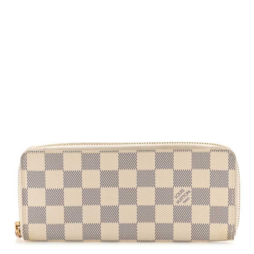 LOUIS VUITTON LOUIS VUITTON Damier Azur Clemence … - image 1