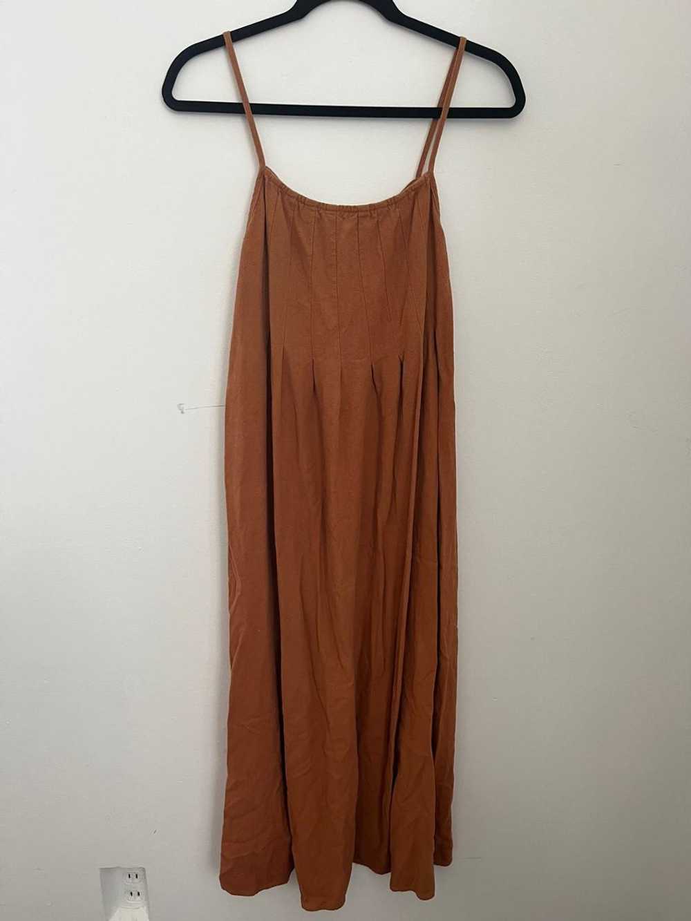 Avec Clyde Pleat pleat dress in raw silk (S) | Us… - image 1