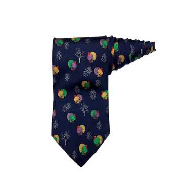 Unkwn Alynn Neckwear Wild Turkeys Thanksgiving Ho… - image 1