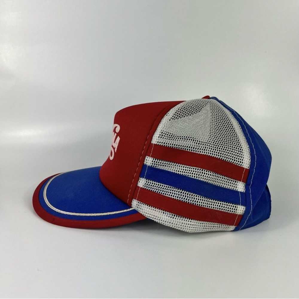 Vintage Vintage 1980s Pepsi-Cola 3 Stripe Red Blu… - image 4