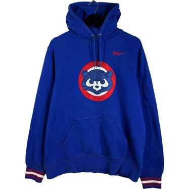 Vintage Nike Center store Swoosh Chicago Cubs Hoodie Grey/Red/Blue