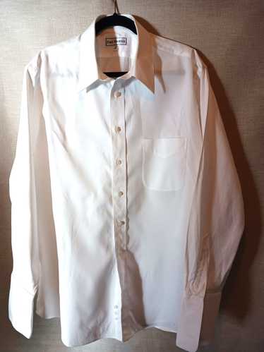 Paul Fredrick 100% Cotton White Dress Shirt - image 1