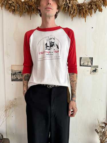 1980s Old Dog Table Wine Baseball Tee (Boxy L/XL)