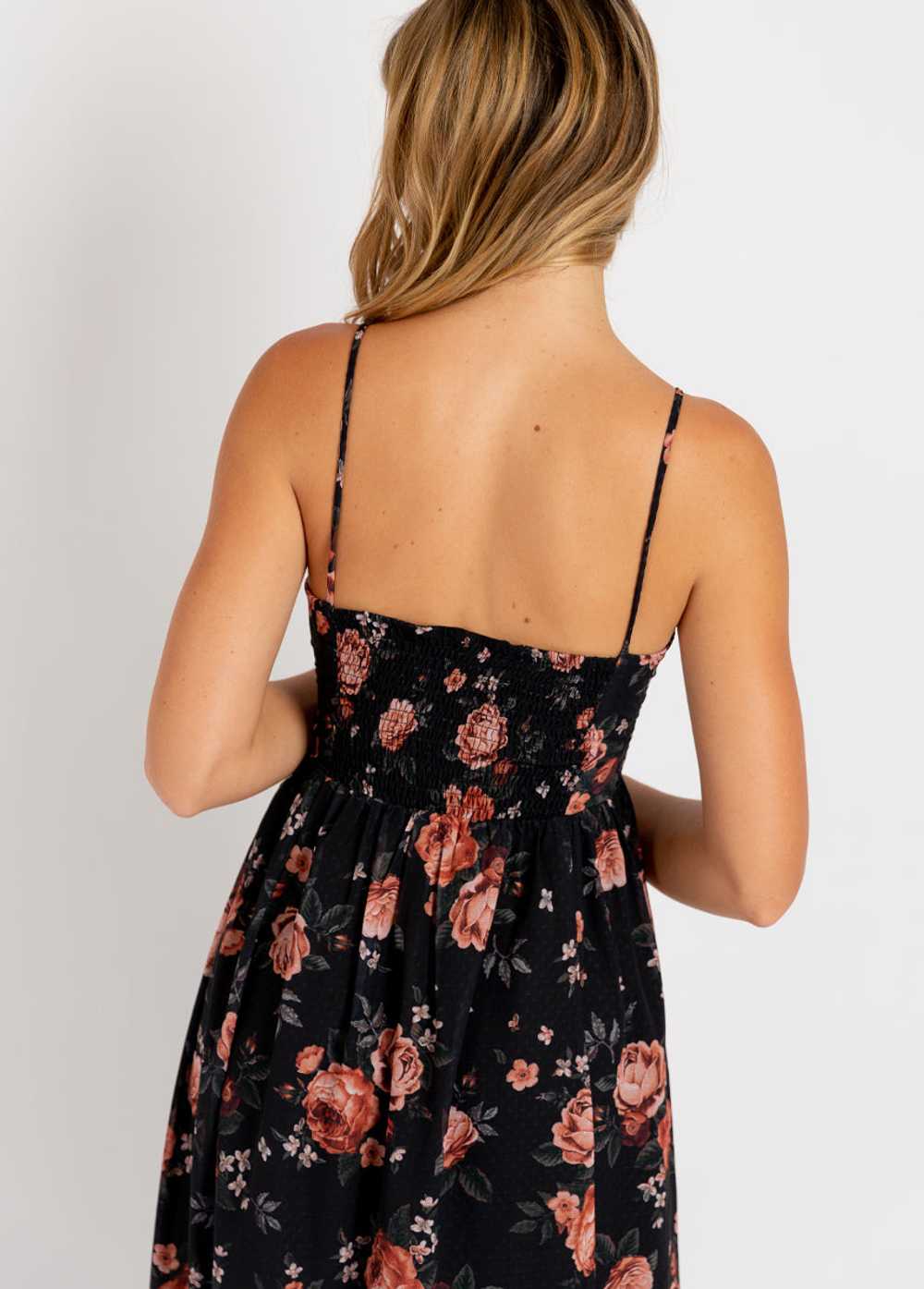 Joyfolie Kilah Dress in Black Floral - image 5