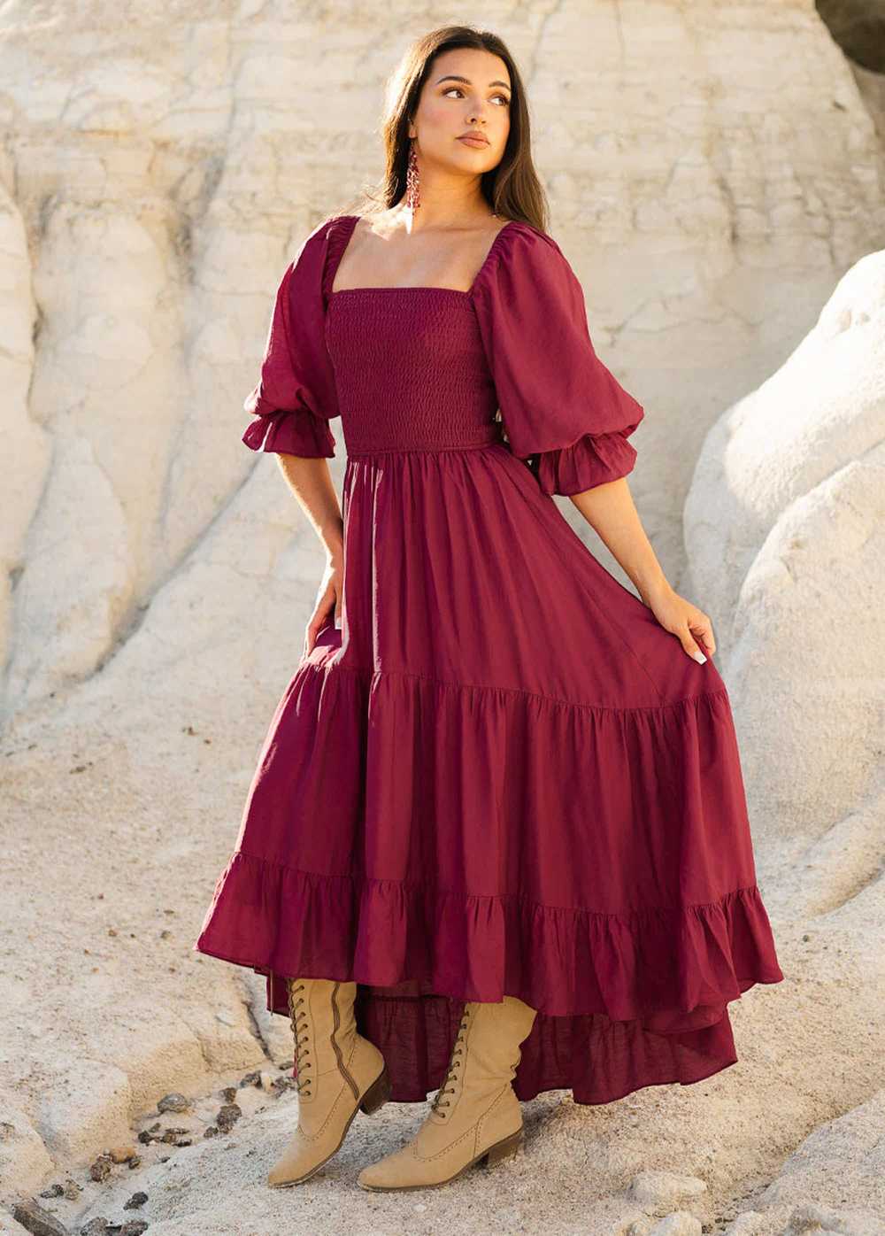 Joyfolie Quella Dress in Mesa Rose - image 1