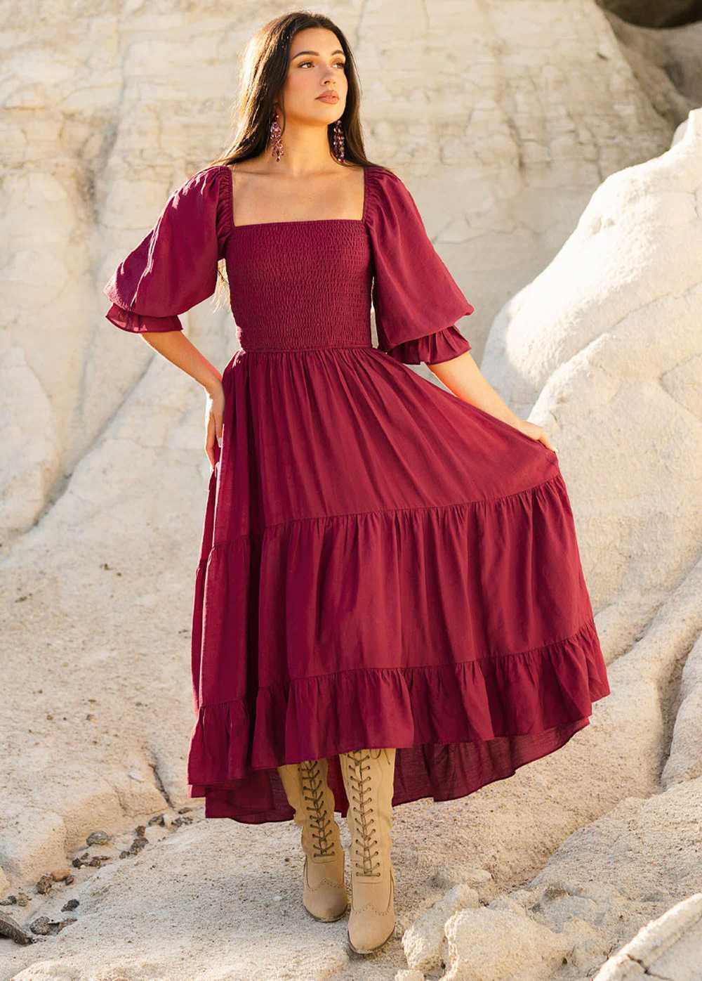 Joyfolie Quella Dress in Mesa Rose - image 2