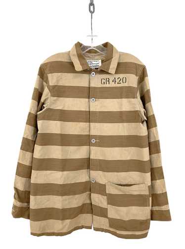 General Research 2004 Striped Prisoner Buttonup