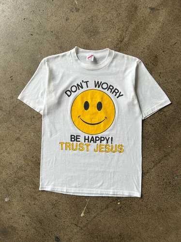 1990s Trust Jesus Smiley Face Tee