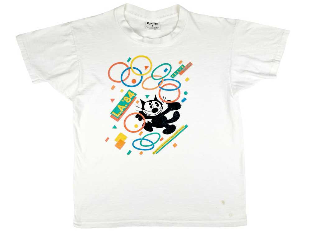 Felix the Cat LA Olympics 1984 T-Shirt - image 1