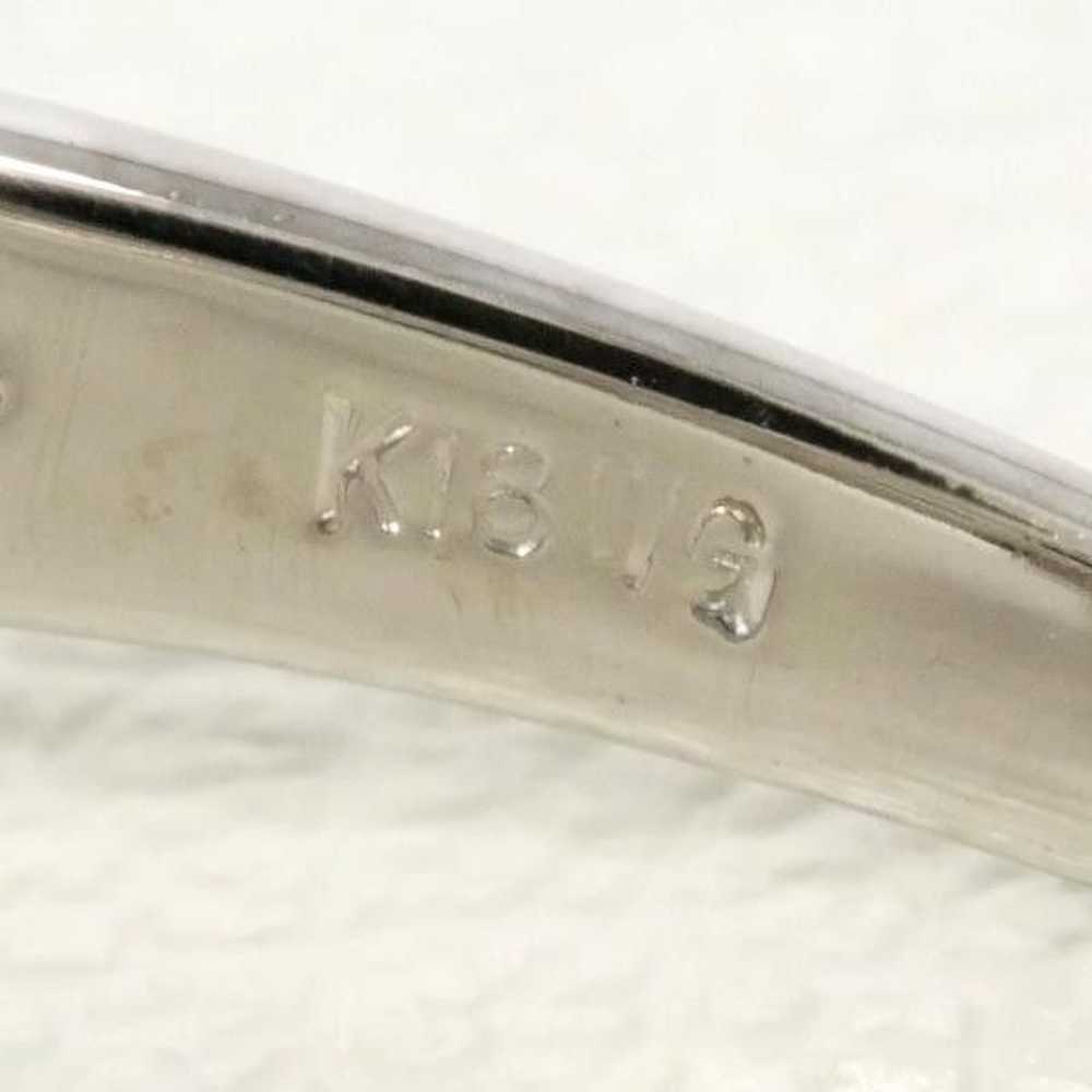 Other Other K18 White Gold Diamond Ring 10.5 Meta… - image 6