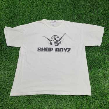 Gildan Shop Boys Skull Shirt XL 24x27 White - image 1