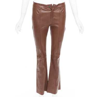 Women's Trousers in Stretch Leather | Made in France | Jitrois
